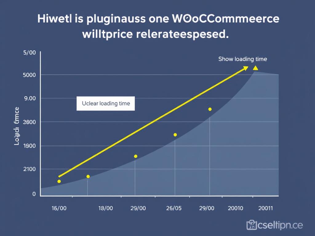 Chart showing impact of plugin quantity on WooCommerce store loading speed Chart showing impact of plugin quantity on WooCommerce store loading speed