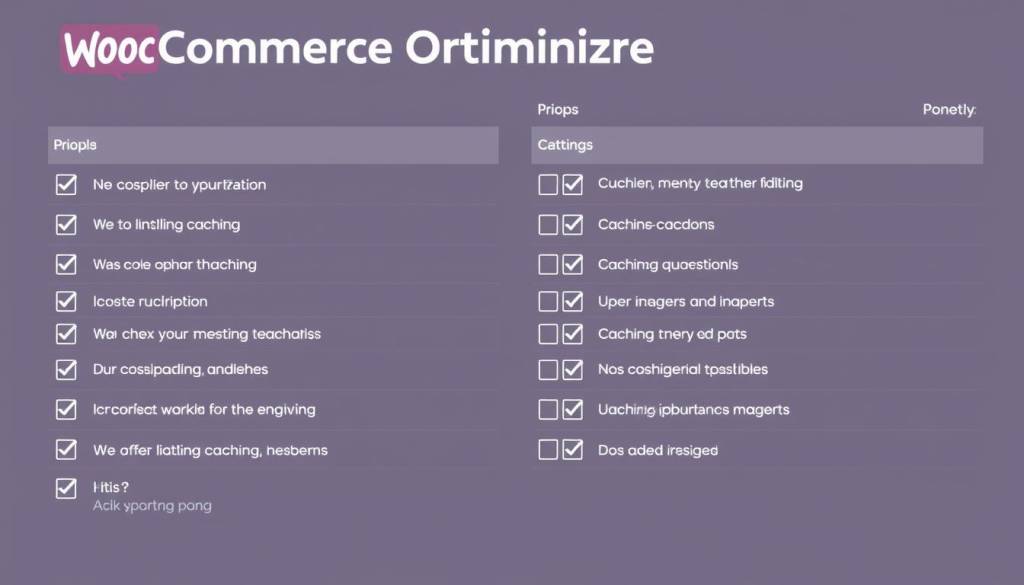 Visual checklist for optimizing WooCommerce performance Visual checklist for optimizing WooCommerce performance